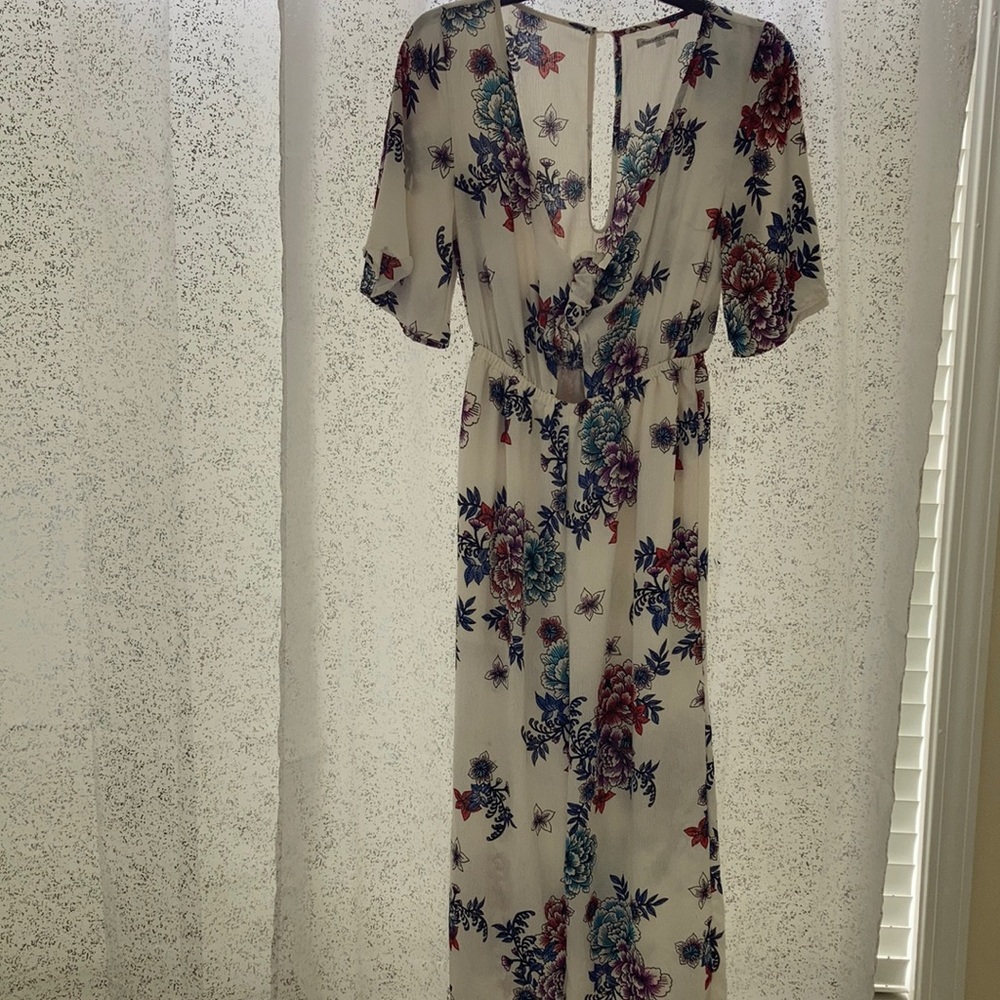 Ankle length floral  romper
